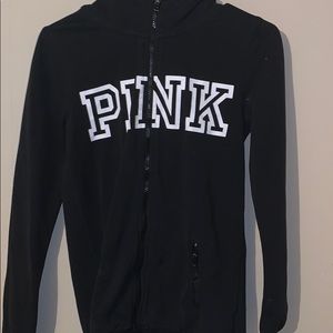 Black pink hoodie